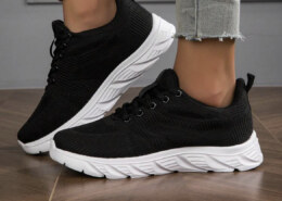 جوتي رياضه للجنسين مريح وجديد اللون: اسود مقاس : 40 …