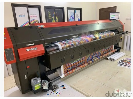 Heavy duty eco solvent printer